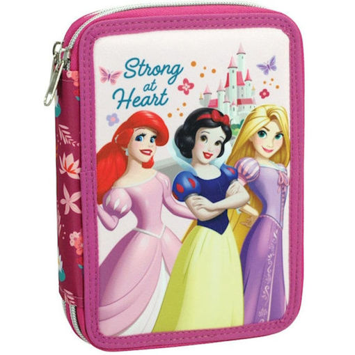 Εικόνα της Κασετίνα διπλή γεμάτη Gim Princess Castle 331-56100