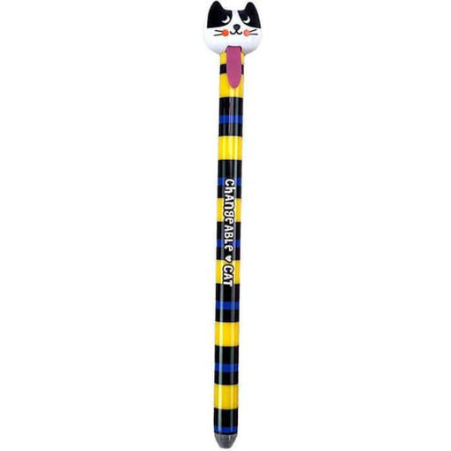 Εικόνα της Στυλό Gim erasable Cat Yellow με μπλέ μελάνι 0.7mm 300-01204
