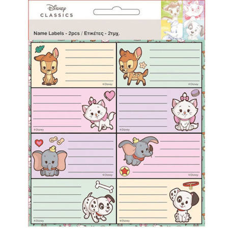 Εικόνα της Ετικέτες σχολικές Gim Disney Animals 16ετικ. 772-14846