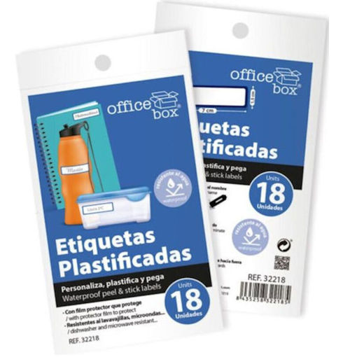 Εικόνα της Ετικέτες πλαστικές Office Box 7x1.5cm. 32218