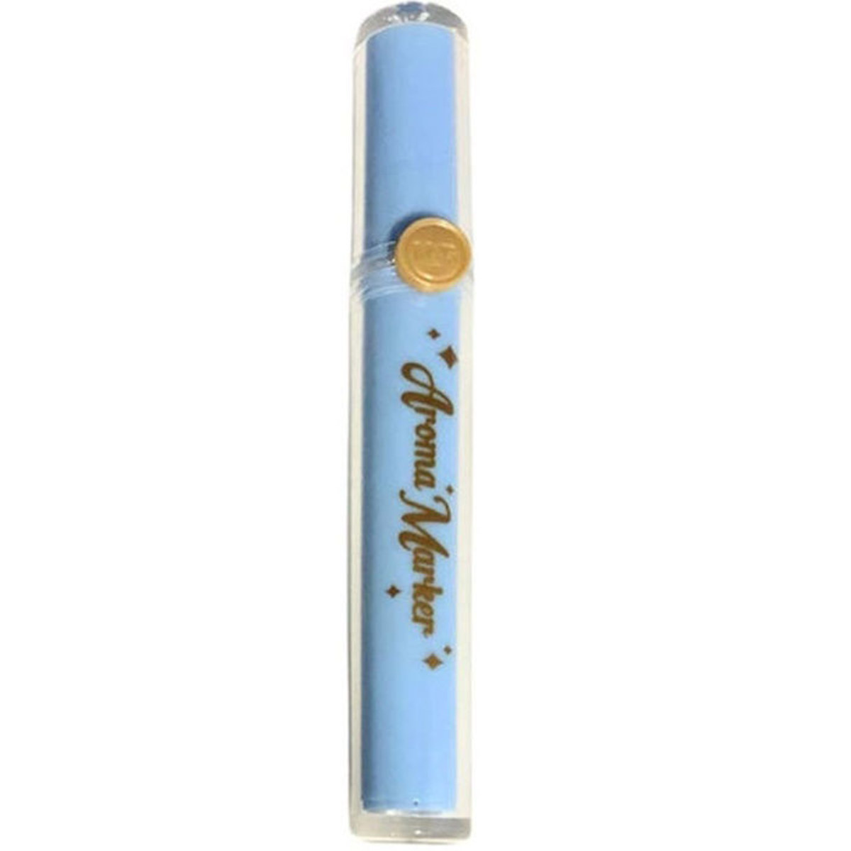 Εικόνα της Μαρκαδόρος Υπογράμμισης M&G Aroma Glitter Γαλάζιο με άρωμα Gardenia