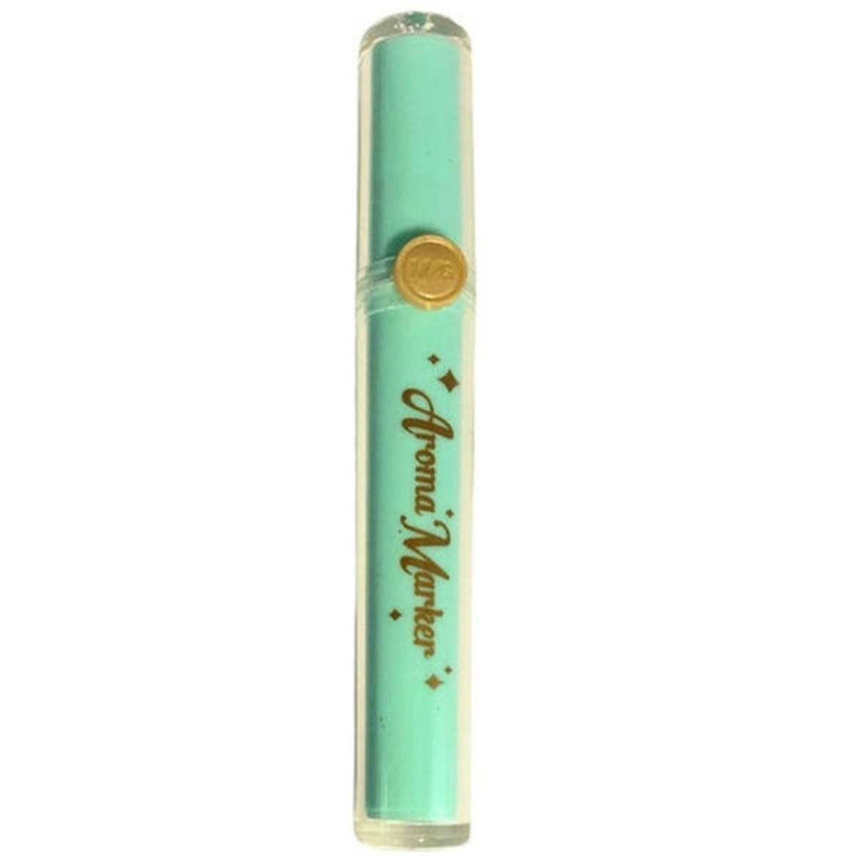 Εικόνα της Μαρκαδόρος Υπογράμμισης M&G Aroma Glitter Τιρκουάζ με άρωμα Lemon