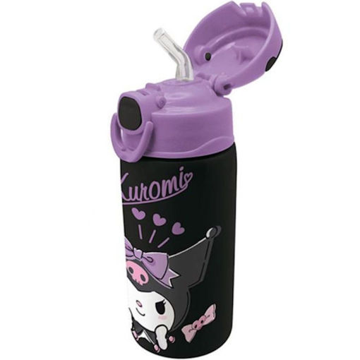 Εικόνα της Παγούρι αλουμινίου Graffiti Kuromi Sketch 500ml. 252411