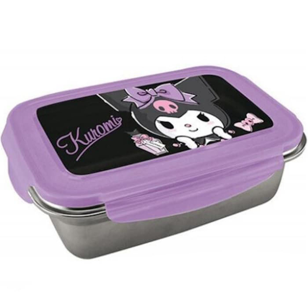 Εικόνα της Φαγητοδοχείο Graffiti Stainless Steel 0.88lt Kuromi Sketch 252421