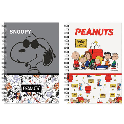 Εικόνα της Τετράδιο σπιράλ Snoopy Peanuts 2/θεμ. 17x25cm Back Me Up 365-09402 ( Δύο σχέδια*)