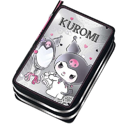 Εικόνα της Κασετίνα Graffiti διπλή γεμάτη Kuromi Dream 252332