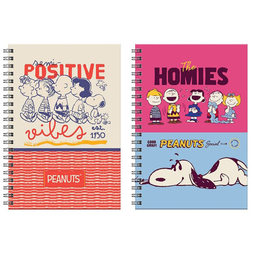 Εικόνα της Τετράδιο σπιράλ Snoopy Peanuts 2/θεμ. 17x25cm Back Me Up 365-08402 ( Δύο σχέδια*)