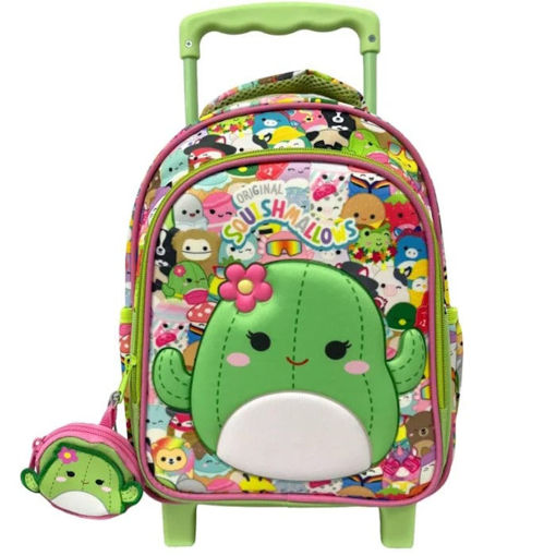 Εικόνα της Τσάντα νηπίου τρόλεϋ Gim Squishmallows Cactus 363-32072