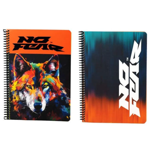 Εικόνα της Τετράδιο σπιράλ Colored Wolf-Gradient Blue 2/θεμ. 17x25cm No Fear 348-47402 ( Δύο σχέδια*)