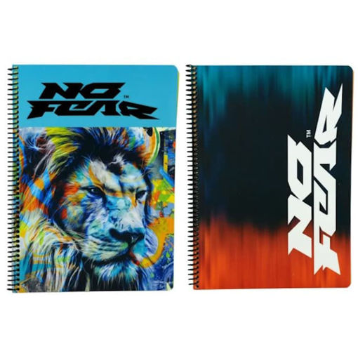 Εικόνα της Τετράδιο σπιράλ Fluo Lion-Gradient Blue 2/θεμ. A4 No Fear 348-45440 ( Δύο σχέδια*)