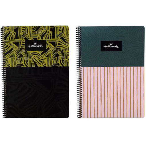 Εικόνα της Τετράδιο σπιράλ Golden-Dashes Blue 2/θεμ. A4 Hallamark 333-36440 ( Δύο σχέδια*)