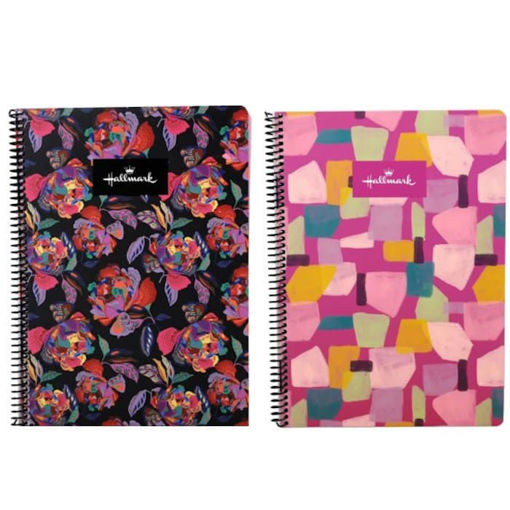 Εικόνα της Τετράδιο σπιράλ Cubes-Flowers Blue 2/θεμ. A4 Hallamark 333-33440 ( Δύο σχέδια*)