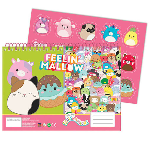 Εικόνα της Μπλοκ ζωγραφικής Gim 40φ. Squishmallows 33x23cm. 363-30416