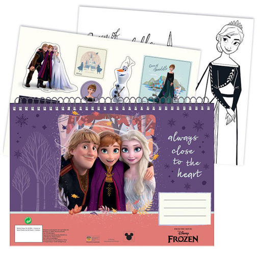 Εικόνα της Μπλοκ ζωγραφικής Gim 40φ. Frozen Idyllic 33x23cm. 341-72416