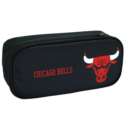 Εικόνα της Κασετίνα βαραλάκι NBA Bulls μαύρη Back Me Up 378-03141