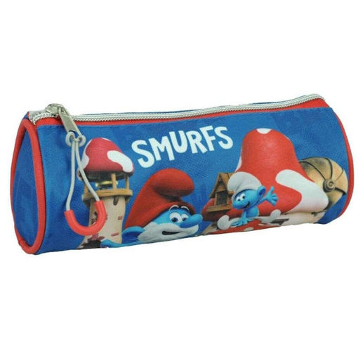 Εικόνα της Κασετίνα Gim βαρελάκι Smurfs 344-24140