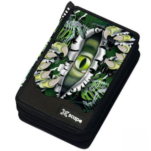 Εικόνα της Κασετίνα διπλή γεμάτη Graffiti XScape Δεινόσαυρος 259336