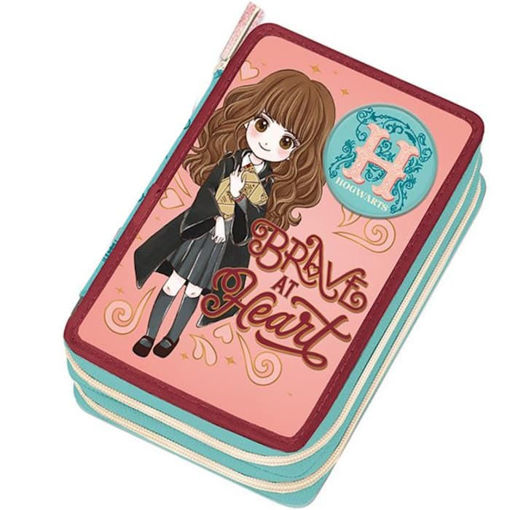 Εικόνα της Κασετίνα διπλή γεμάτη Graffiti Hermione 254332