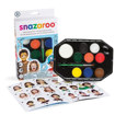 Το σετ Snazaroo Adventure με την παλέτα, το πινέλο και το σφουγγάρι