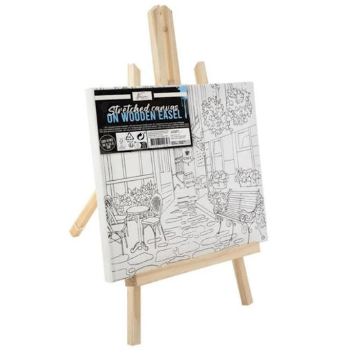 Mini καβαλέτο με τελάρο Café 30x22,5cm Nassau — 8715427120393 Lichnaribooks