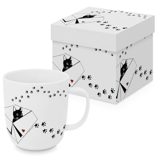 Εικόνα της Κεραμική Κούπα Paperproducts σε συσκευασία δώρου Γάτα - Atelier Chat Matte