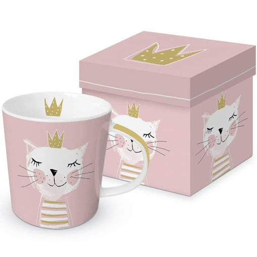 Εικόνα της Κεραμική Κούπα Paperproducts σε συσκευασία δώρου Γάτα "Happy Birthday Princess"