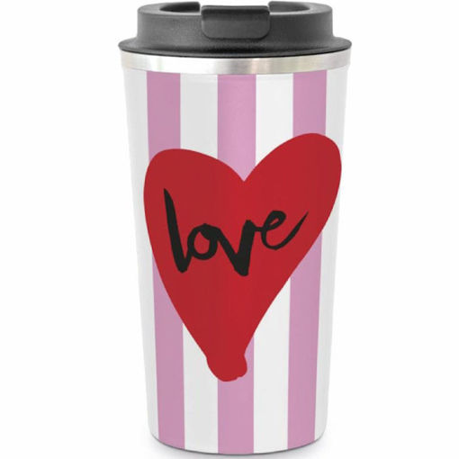 Εικόνα της Θερμός Paperproducts Coffee to Go Mug 450ml. "Love"