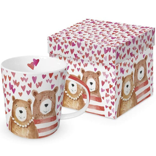 Εικόνα της Κεραμική Κούπα Paperproducts σε συσκευασία δώρου Love Bears