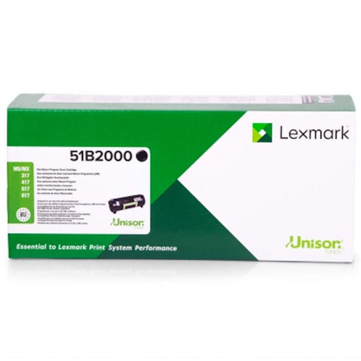 Εικόνα της Lexmark 51B2000 black Toner
