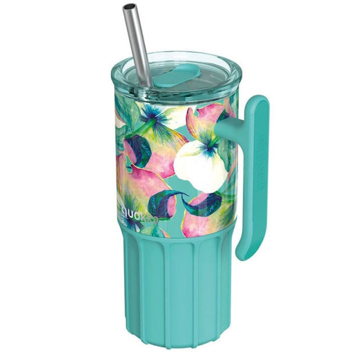 Εικόνα της Θερμός Ανοξείδωτος Quokka Waterfall Garden με βάση απο σιλικόνη 720ml 40087