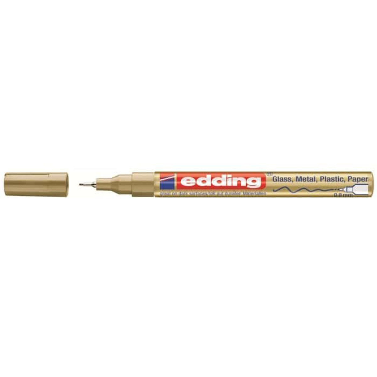 Εικόνα της Μαρκαδόρος Λαδιού Edding 780/53 Extra fine χρυσό