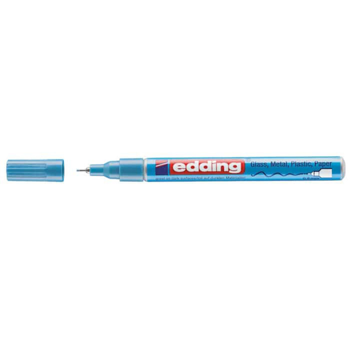 Εικόνα της Μαρκαδόρος Λαδιού Edding 780/70CR Extra fine γαλάζιο μεταλλικό