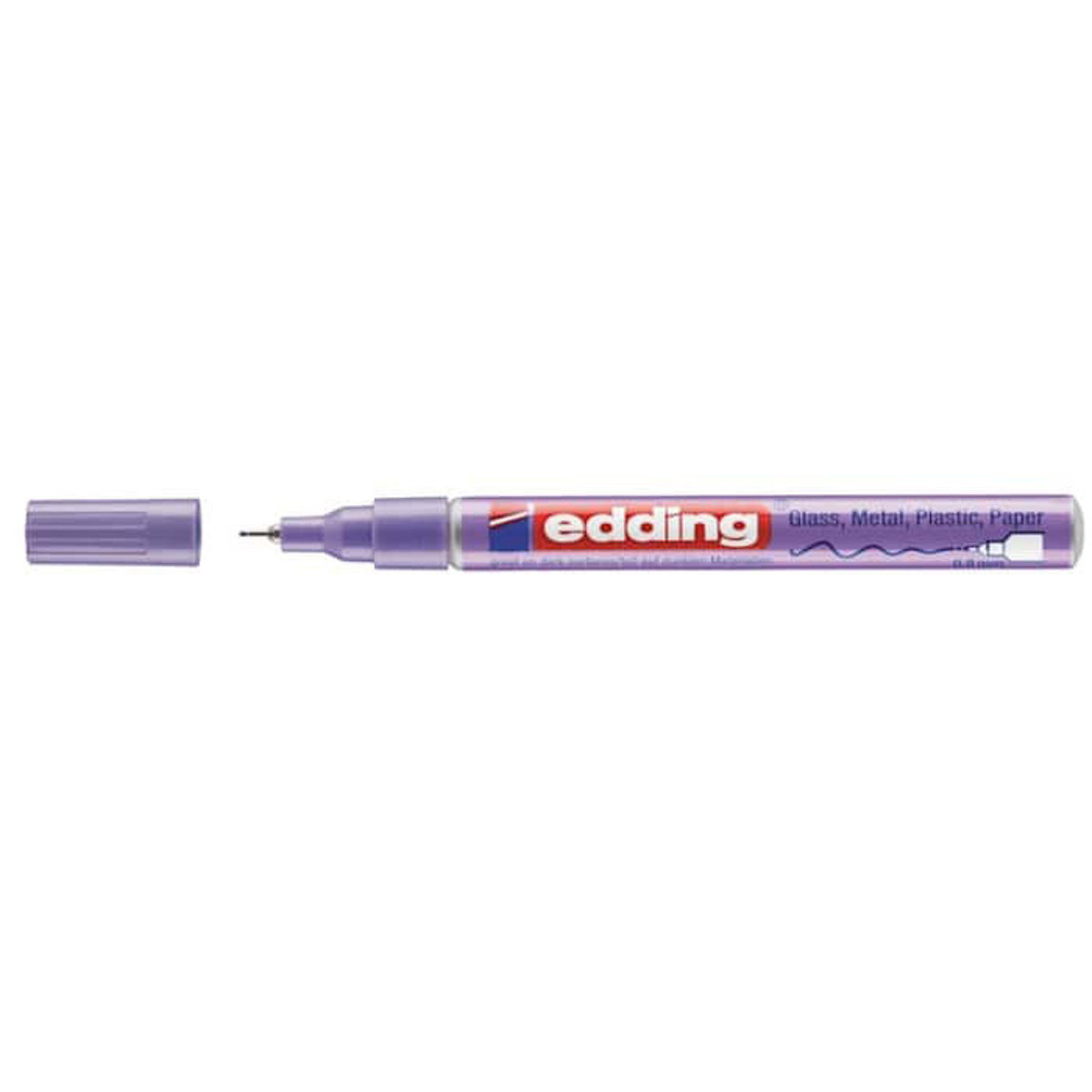 Εικόνα της Μαρκαδόρος Λαδιού Edding 780/78CR Extra fine βιολετί μεταλλικό