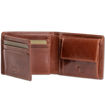 Εικόνα της Πορτοφόλι δερμάτινο 7.Dots Mercury Cognac 71-007