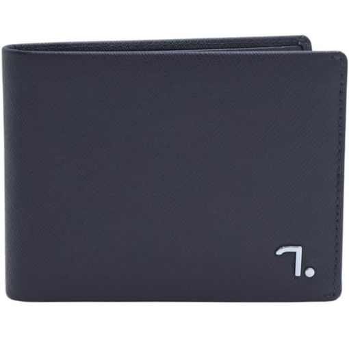 Εικόνα της Πορτοφόλι δερμάτινο 7.Dots Saturn Blue 70-001