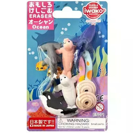Εικόνα της Γόμα 3D Iwako Ocean Animals Set ER-BRI066