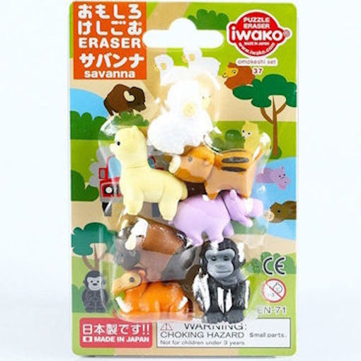 Εικόνα της Γόμα 3D Iwako Savana Set ER-BRI060