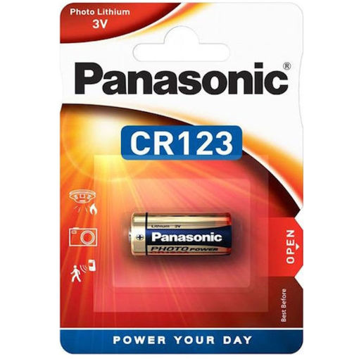 Εικόνα της Μπαταρία Lithium CR123 3V Panasonic 9109085