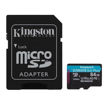 Εικόνα της Kingston microSDXC  Technology 64GB Canvas Go Plus Gen4 200MB/s A2 U3 V30 Card + Adapter KIN