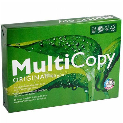 Multicopy χαρτί εκτύπωσης Α4 500 φύλλα 80gsm υψηλής λευκότητας – EAN 7318826579000 – Lichnaribooks