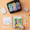 Εικόνα της Μαρκαδόροι Ohuhu Alcohol Art Markers 168+1 Brush & Chisel Y30-80404-05
