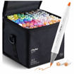 Εικόνα της Μαρκαδόροι Ohuhu Alcohol Art Markers 104τμχ. Brush & Chisel Y30-80404-09