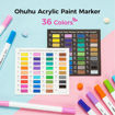 Εικόνα της Μαρκαδόρος Ohuhu Acrylic Paint 36τμχ. Markers Cotton-core Fine & Dot  Y30-80601-76