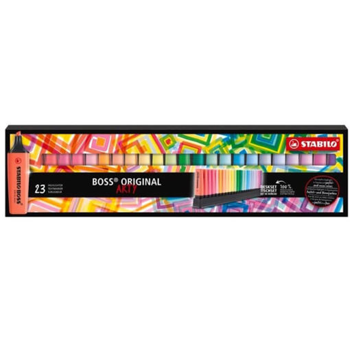 Σετ μαρκαδόρων υπογράμμισης Stabilo Boss Deskset 23 τεμαχίων 7023-01-5-20 EAN 4006381577847 Lichnaribooks
