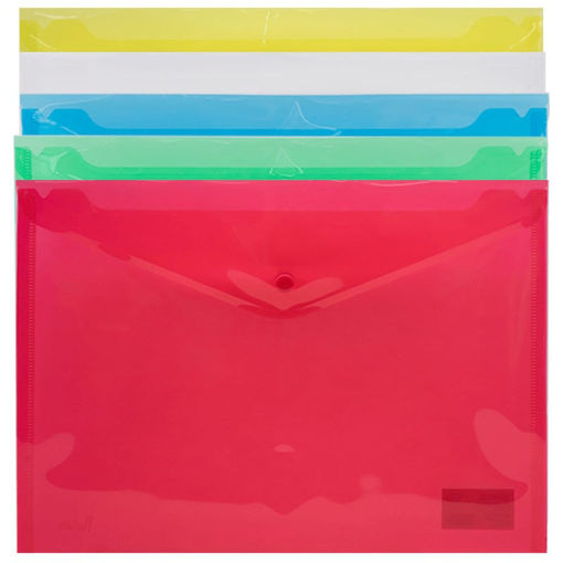 Εικόνα της Ντοσιέ κουμπί AΑ Plastidea P.P. διάφορα χρώμαρα 10τμχ 312.09.7011ASS