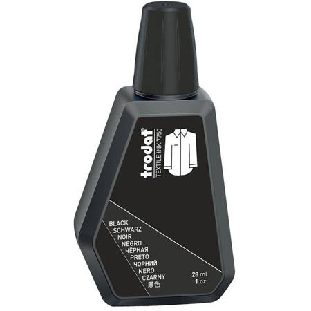 Εικόνα της Μελάνι για ύφασμα Trodat 7750 28ml black