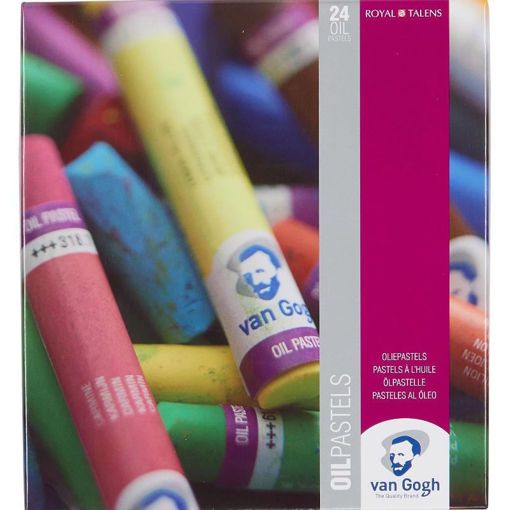 Λαδοπαστέλ Van Gogh Talens καρέ C90 σετ 24 χρωμάτων 8712079099039 Lichnaribooks