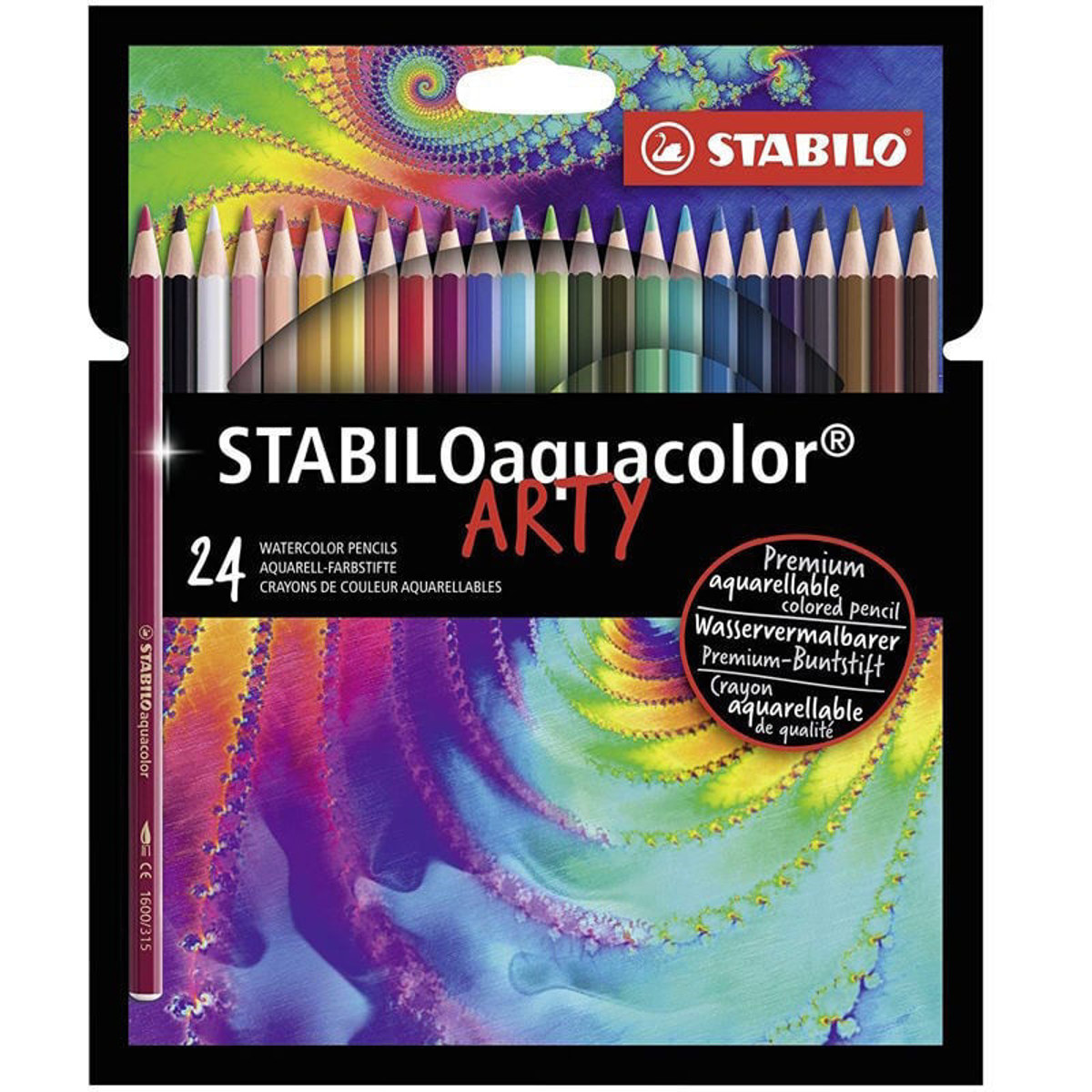 Εικόνα της Ξυλομπογιές Stabilo Aquacolor Arty 24τεμ. 1624/1-20