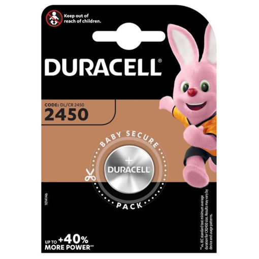 Μπαταρία λιθίου Duracell CR2450 3V specialty coin cell 5000394030428