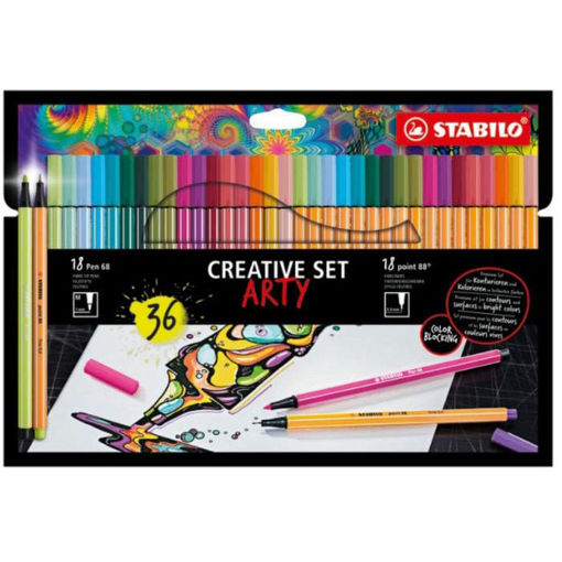 Εικόνα της Μαρκαδόροι Stabilo Creativity Set Arty 36τεμ. 8868/36
